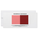 Bezold Effect (Optical Illusion) rack cards