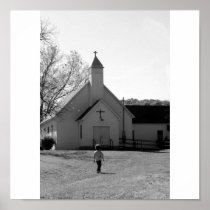 BF-churchbw Posters
