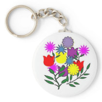 BF- Floral Bouquet keychain