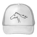 BF- Horse Silhouette Drawing Hat