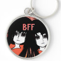 BFF Best Friend Forever Anime Twins keychains