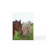 BFF Best Friends Forever - Horses Greeting Card