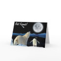 BFF Best Friends Forever POLAR BEAR & PENGUIN Card