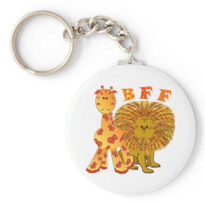BFF Best Friends Keychain by Castleinc