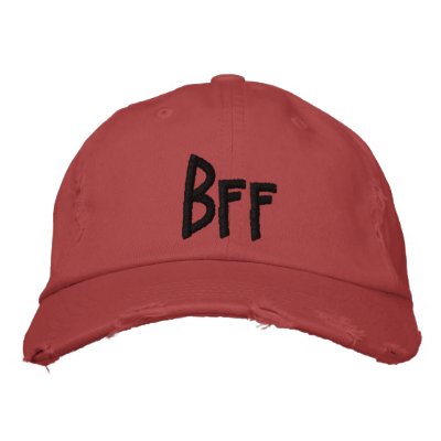 BFF Distressed Basebal Cap by audrart