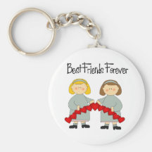 BFF Friendship Keychain