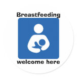 bficon-med, Breastfeeding, welcome here Stickers