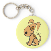 BG- Cute wagging dog key chain