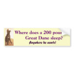 BG-  Great Dane Bumper Sticker bumper stickers