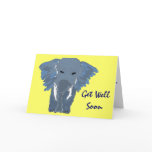 BH- Artistic Elephant Get Well Soon Card