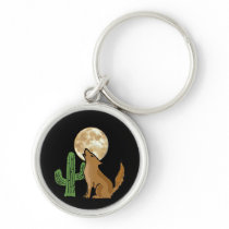 BH- Howling Coyote Keychain
