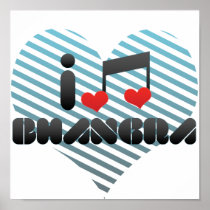 Bhangra fan print