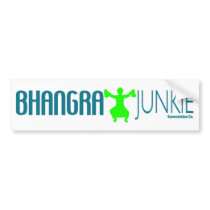 Bhangra Junkie Bumper Stickers