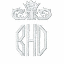 BHO Monogrammed Exercise Jacket embroidered shirts
