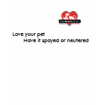 BHS 2 logo, Love your pet       Have it spayed ... t-shirts