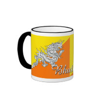 Bhutan Flag Coffee Mug