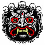 Bhutanese Demon Cutout Magnet/Sculpture photo sculptures
