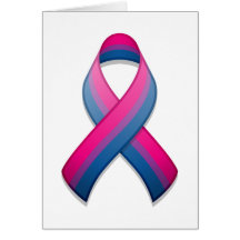 Bi Awareness Ribbon Card