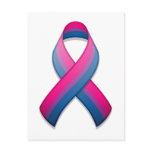 Bi Awareness Ribbon Postcard