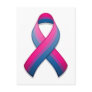 Bi Awareness Ribbon Postcard