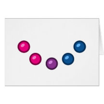 Bi Baubles White Card