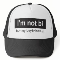 Bi Boyfriend Trucker Trucker Hats