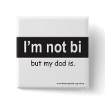Bi Dad Square buttons