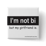 Bi Girlfriend Square buttons