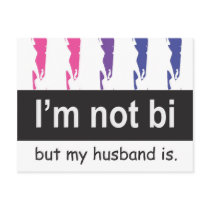 Bi Husband Postcard