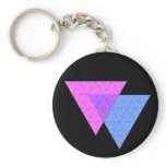 Bi Knot Symbol Black Keychain