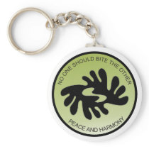BI NKA BI PEACE AND HARMONY Keychain