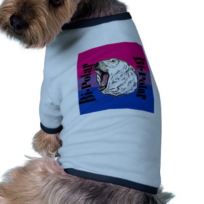 Bi-Polar! Doggie T-shirt by markthaler