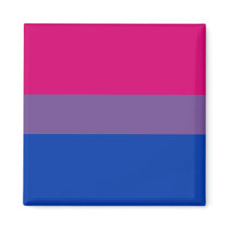Bi Pride Flag Magnet (Square)