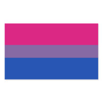 Bi Pride Flag Sticker Sheets (Rectangle)