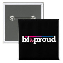 Bi&proud Black Button