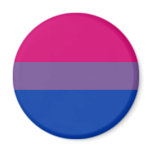 Bi-Sexual Pride Flag Refrigerator Magnet