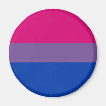 Bi-Sexual Pride Flag Refrigerator Magnet