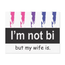 Bi Wife Postcard