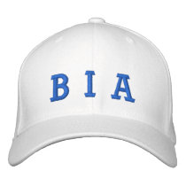 BIA EMBROIDERED BASEBALL CAPS
