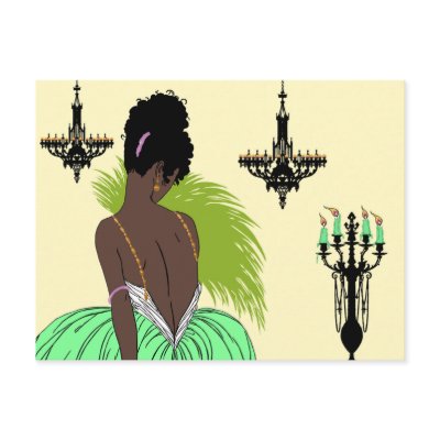 Bianca in Green - Postcards by metroswank