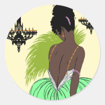 Bianca in Green - Stickers