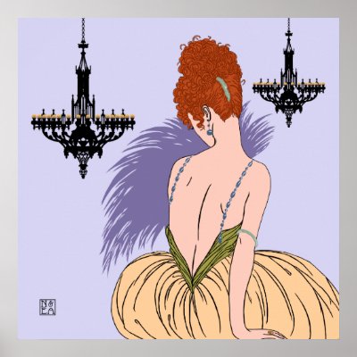 Bianca in Lilac - Prints/Posters by metroswank