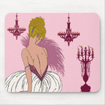 Bianca in Pink - Mousepad