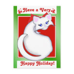 Bianca Toon Kitty Holiday! Postcard