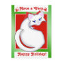 Bianca Toon Kitty Holiday! Postcard