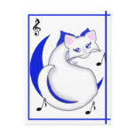 Bianca Toon Kitty Sings the Blues Postcard