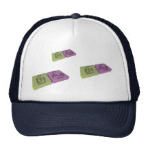 Bias as Bi Bismuth and As Arsenic Trucker Hat