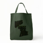 Bias Free Zone Grocery Tote Bag