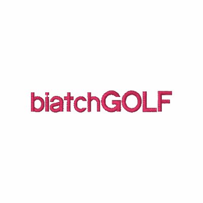 biatchGOLF Polo by manguka