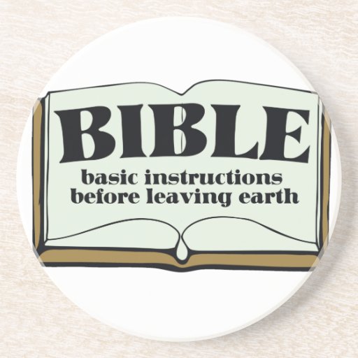 BIBLE BEVERAGE COASTER